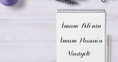 İmam Ali'nin İmam Hasan'a Vasiyeti